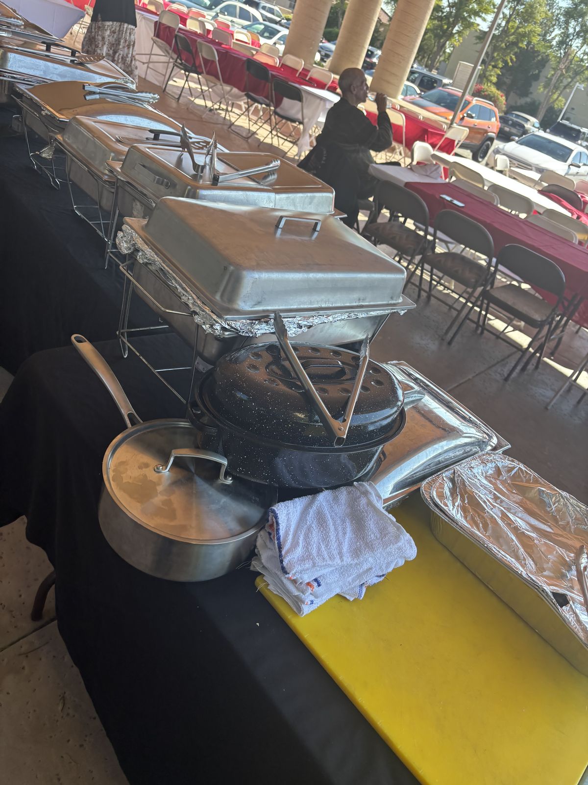 Catering setup