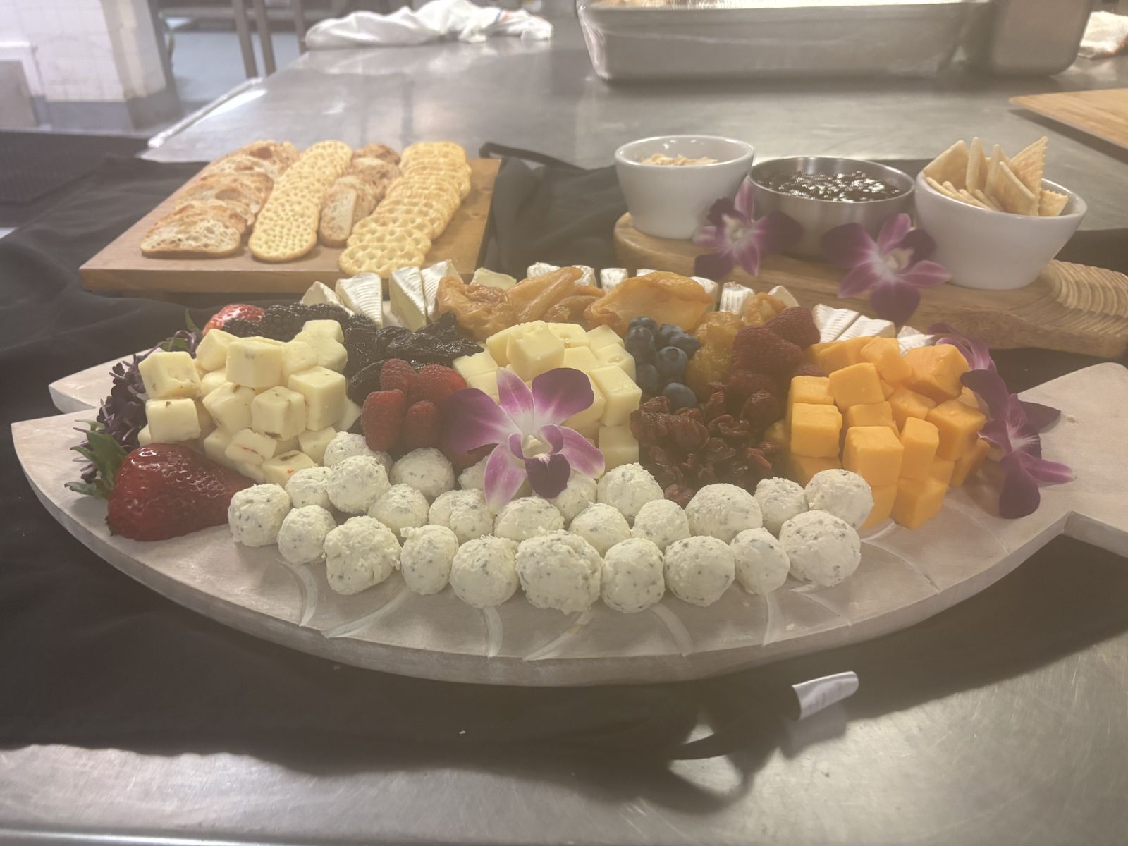Grazing and charcuterie board