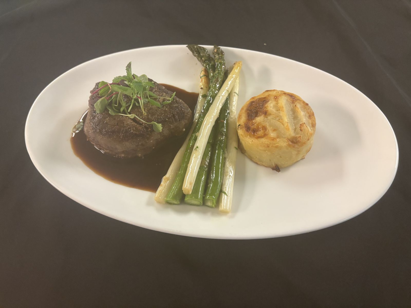 Steak and scallop surf and turf