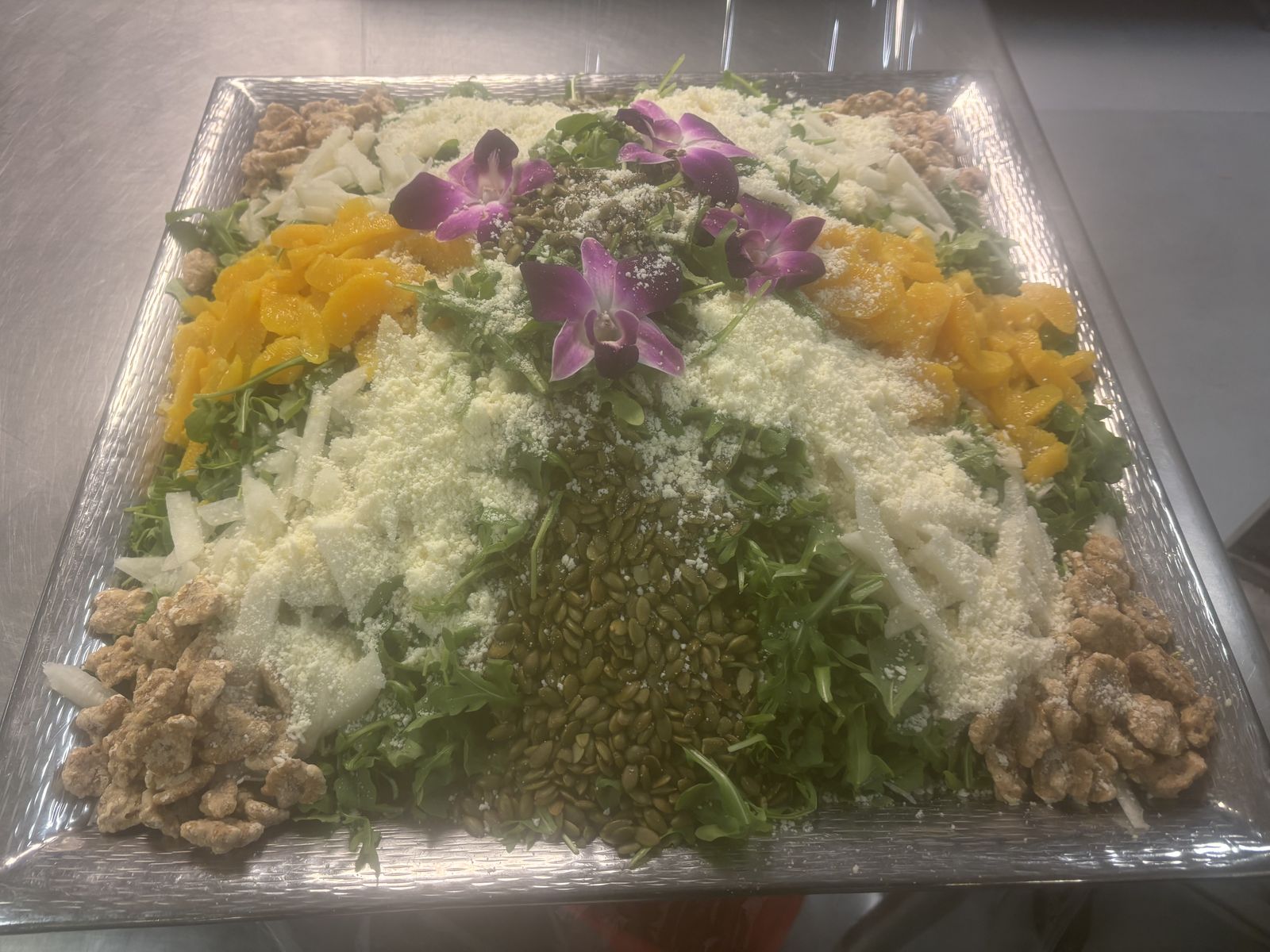 Island garden salad platter